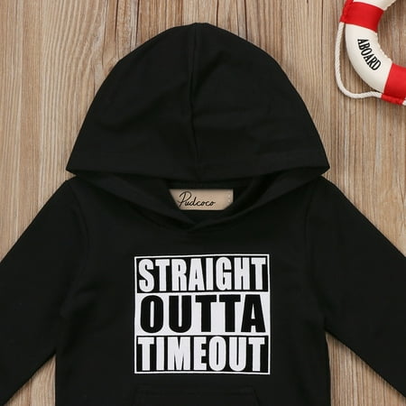 Dourbesty Toddler Boys Girls Hoodies Sweatshirt Mamas Girl Print Long Sleeve Pullover Tops Fall Winter Outfit Clothes